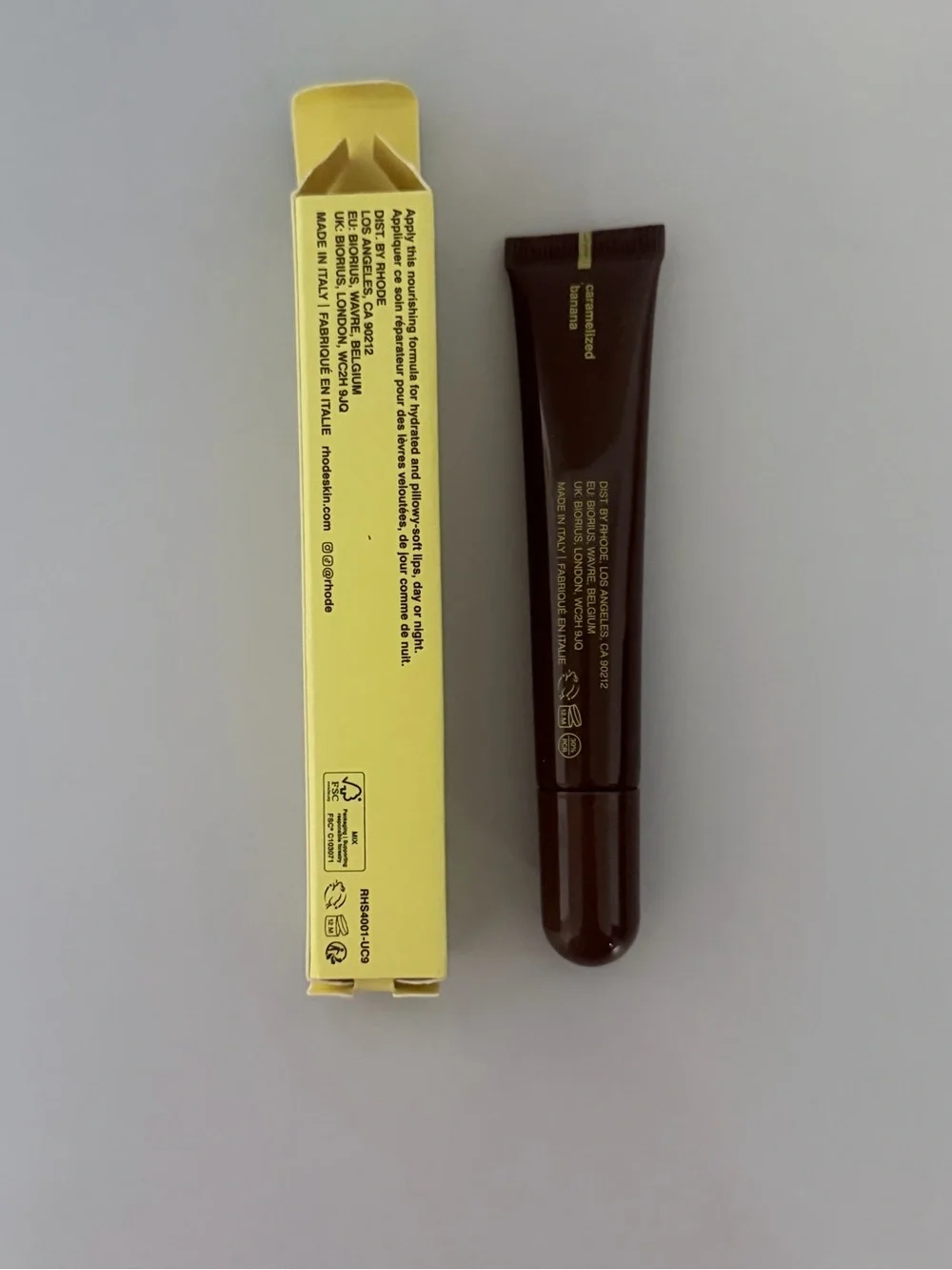 Rhode Peptide Lip Treatment Caramelized Banana NIB